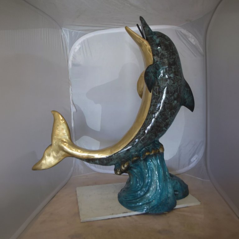 Dolphin Statue Fountain