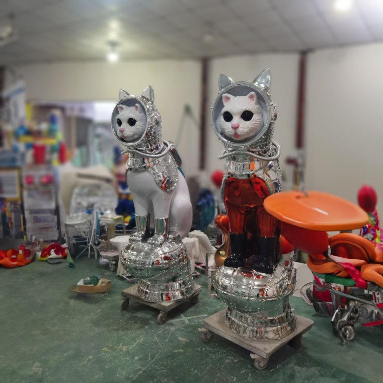 Gato del barco de Kenji Yanobe