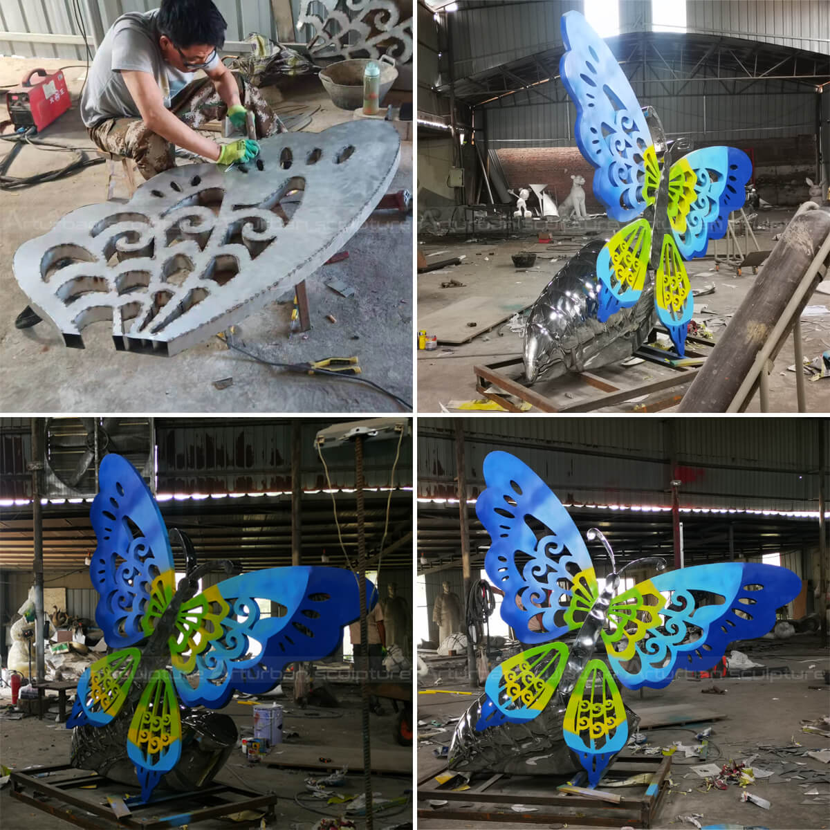 Butterfly Outdoor Statue