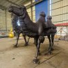 Bronze Camel Statue with detailed humps