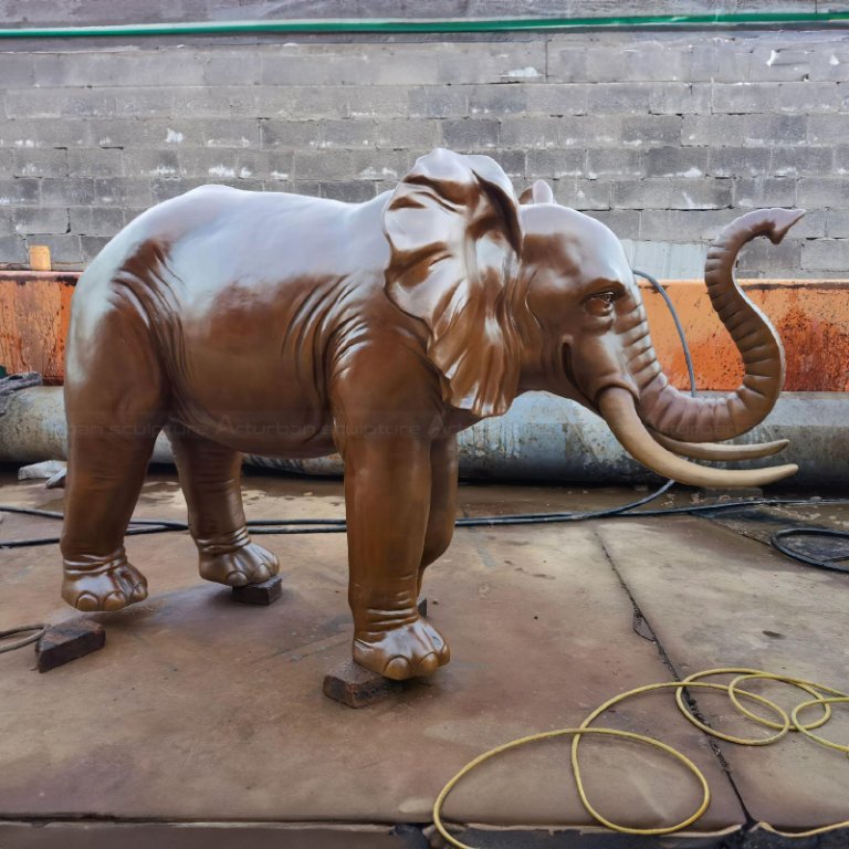 Bronze standing Elephant Statue for Outside