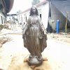 Virgin Mary Outdoor Garden Statue with outstretched arms