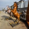 bronze Rearing Horse Ornament