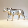 Large stainless steel Metal Geometric Tiger Sculpture