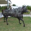 Scrap Metal Bull Sculpture made from gears and machine parts