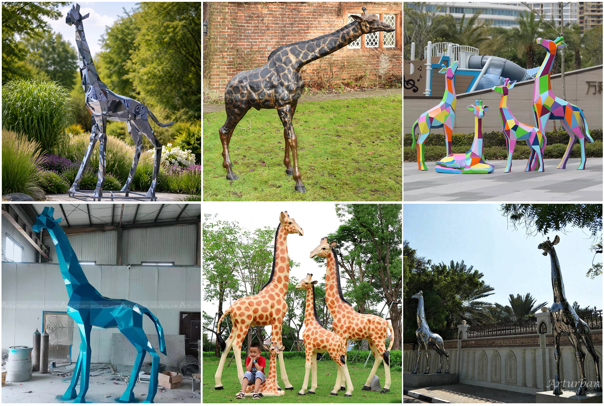 Grande Statua di Giraffa